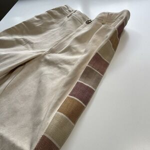 LAUDE THE LABEL High Rise Waisted Jean Detailed Side Stripe‎ Womens 10 Pant